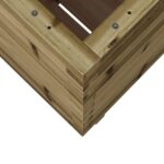 Jardinière 50x50x72,5 cm bois de pin imprégné – Image 6