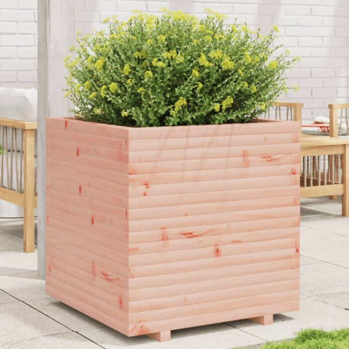 Jardinière 70x70x72,5 cm bois massif de douglas – Image 1