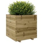 Jardinière 70x70x72,5 cm bois de pin imprégné – Image 2