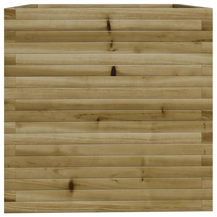 Jardinière 70x70x72,5 cm bois de pin imprégné – Image 3