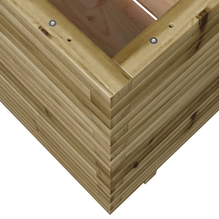 Jardinière 70x70x72,5 cm bois de pin imprégné – Image 6