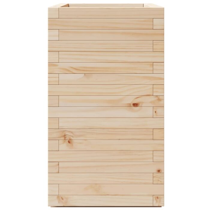 Jardinière 70x40x72,5 cm bois de pin massif – Image 4