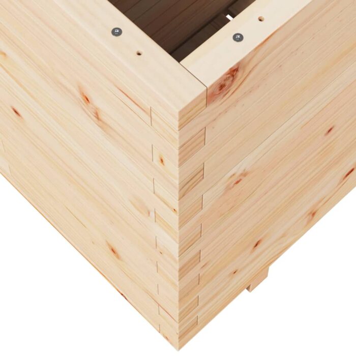 Jardinière 70x40x72,5 cm bois de pin massif – Image 6