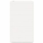 Jardinière blanc 70x40x72,5 cm bois de pin massif – Image 4