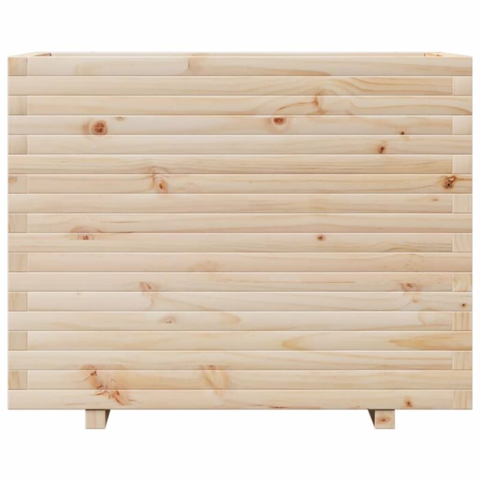 Jardinière 90x60x72,5 cm bois de pin massif – Image 3