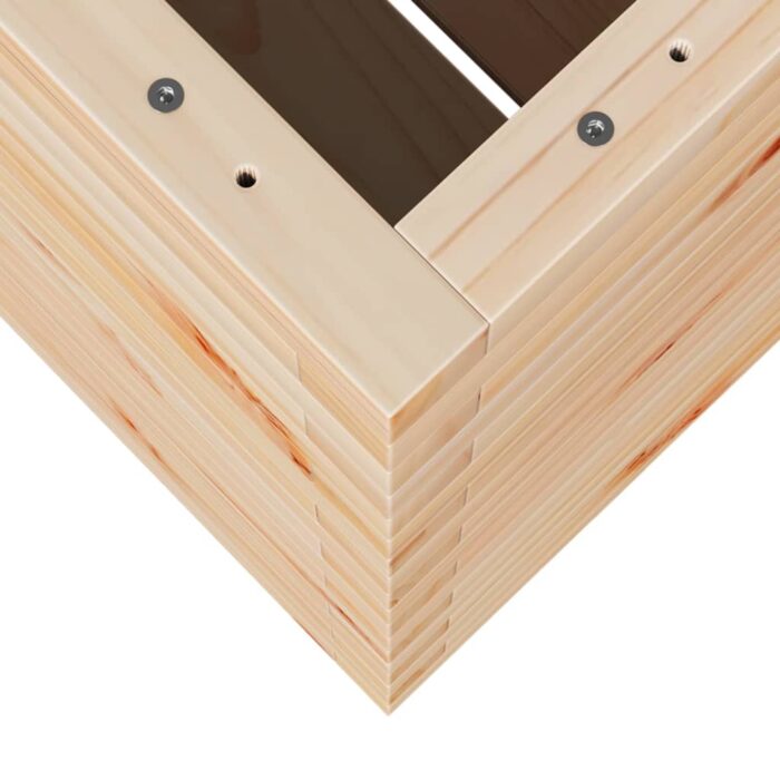 Jardinière 90x60x72,5 cm bois de pin massif – Image 6