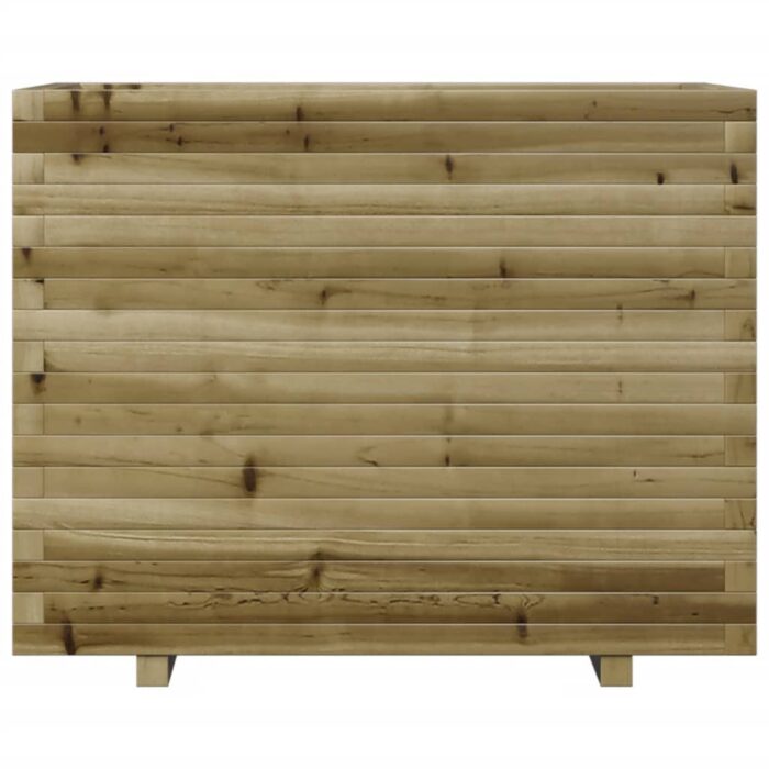 Jardinière 90x60x72,5 cm bois de pin imprégné – Image 3