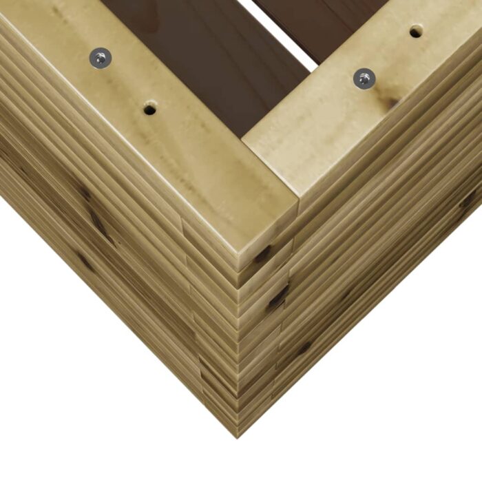 Jardinière 90x60x72,5 cm bois de pin imprégné – Image 6
