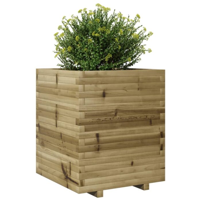 Jardinière 60x60x72 cm bois de pin imprégné – Image 2