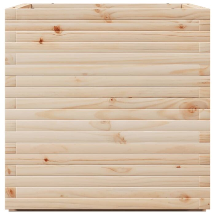 Jardinière 70x70x72 cm bois de pin massif – Image 4