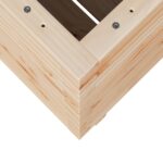 Jardinière 70x70x72 cm bois de pin massif – Image 6