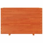 Jardinière cire marron 110x40x72 cm bois de pin massif – Image 3