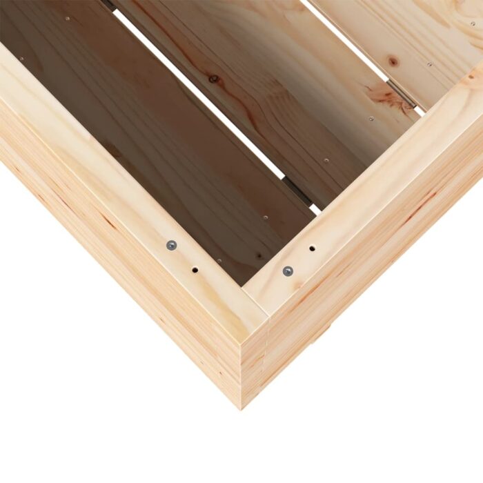 Jardinière 90x60x72 cm bois de pin massif – Image 6