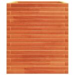 Jardinière cire marron 110x60x72 cm bois de pin massif – Image 4