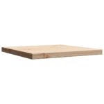 Dessus de table 40x40x2,5 cm carré bois de pin massif – Image 2