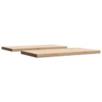Dessus de table 2 pcs 60x30x2,5cm rectangulaire bois pin massif – Image 3