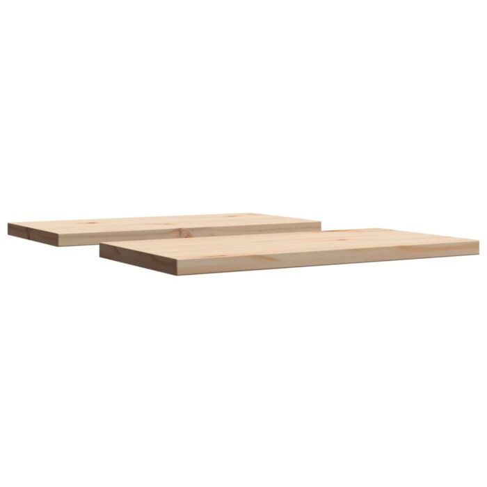 Dessus de table 2 pcs 60x30x2,5cm rectangulaire bois pin massif – Image 3