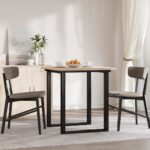 Dessus de table 2 pcs 70x35x2,5cm rectangulaire bois pin massif – Image 2