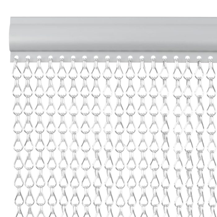 Moustiquaire de porte à chaîne 90x200 cm aluminium – Image 2