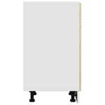 Armoire de plancher tiroir chêne sonoma bois d'ingénierie – Image 5