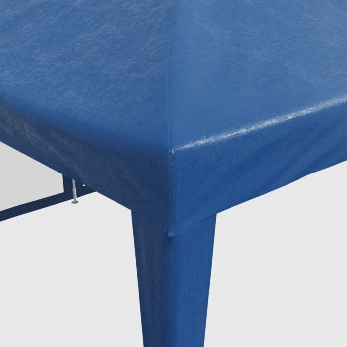 Tente de fête avec 12 parois latérales en maille bleu 8x4m PEHD – Image 5