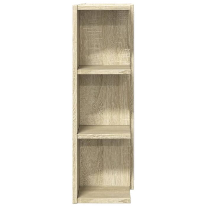 Armoire à miroir de bain Chêne sonoma 80x20,5x64 cm Aggloméré – Image 5