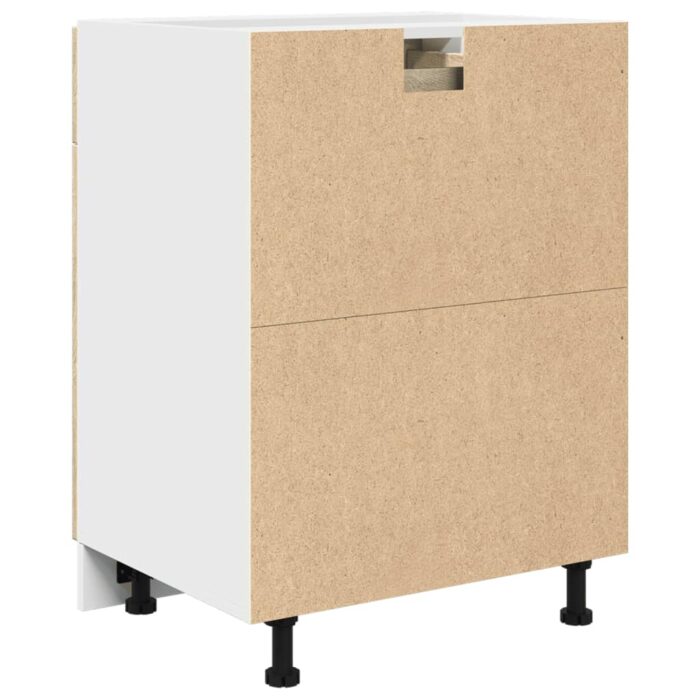 Armoire de plancher tiroir Chêne sonoma 60x46x81,5 cm Aggloméré – Image 6
