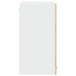 Armoire en verre suspendue "Lyon" Chêne sonoma 80x31x60 cm – Image 5