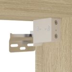 Armoire en verre suspendue "Lyon" Chêne sonoma 80x31x60 cm – Image 7