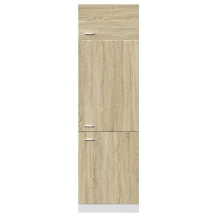 Armoire de réfrigérateur "Lyon" Chêne sonoma 60x57x207 cm – Image 3