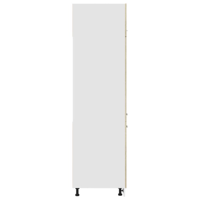 Armoire de réfrigérateur "Lyon" Chêne sonoma 60x57x207 cm – Image 5