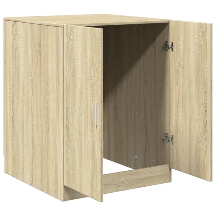 Meuble pour machine à laver chêne sonoma 70,5x71,5x91,5 cm – Image 4