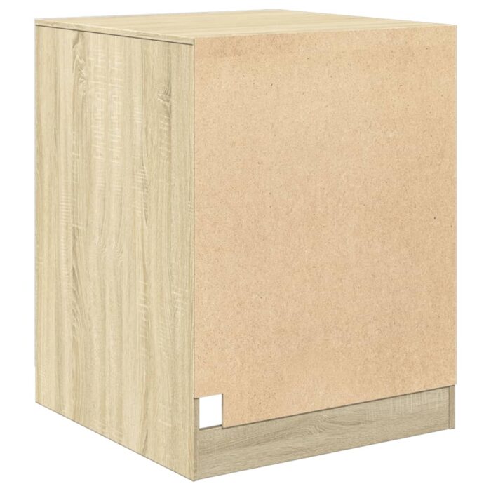 Meuble pour machine à laver chêne sonoma 70,5x71,5x91,5 cm – Image 6