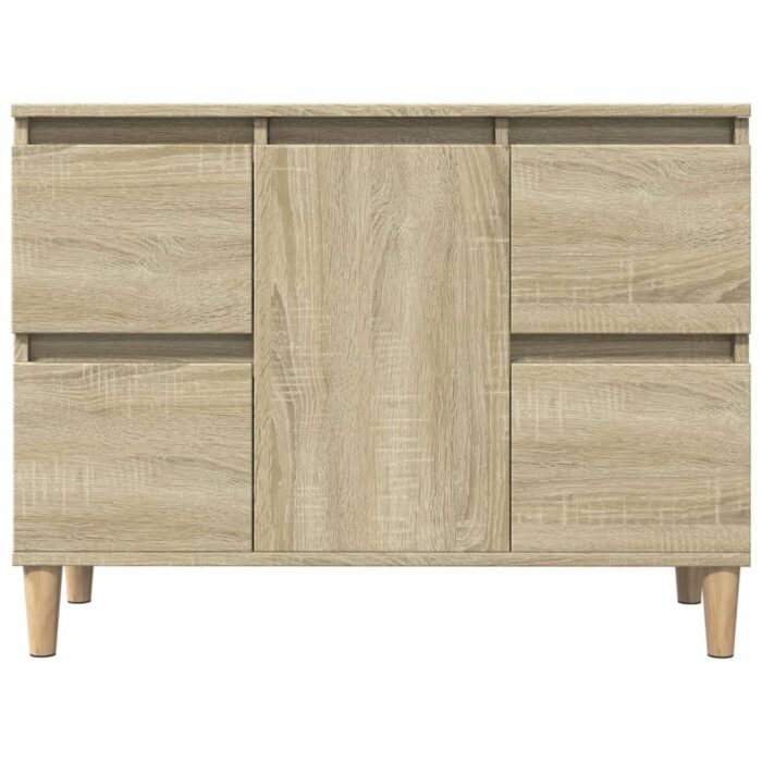 Meuble d'évier chêne sonoma 80x33x60 cm bois d'ingénierie – Image 3
