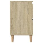 Meuble d'évier chêne sonoma 80x33x60 cm bois d'ingénierie – Image 5
