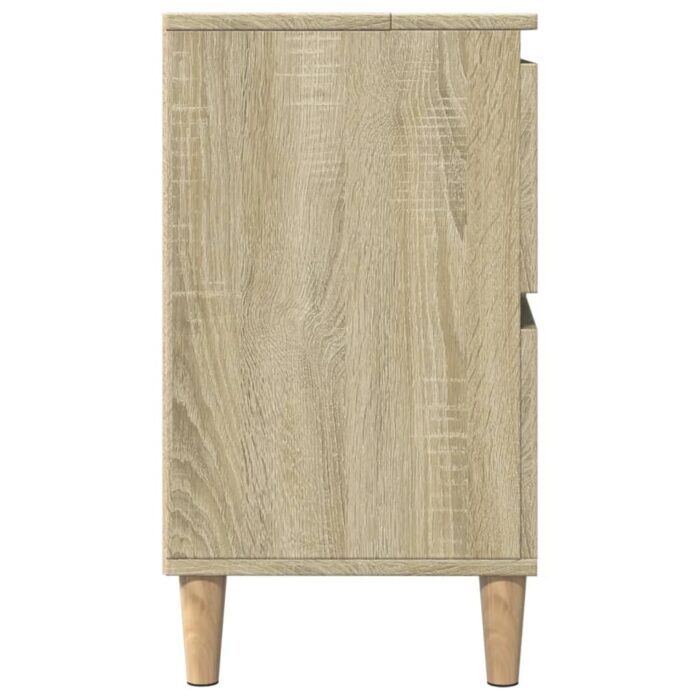 Meuble d'évier chêne sonoma 80x33x60 cm bois d'ingénierie – Image 5