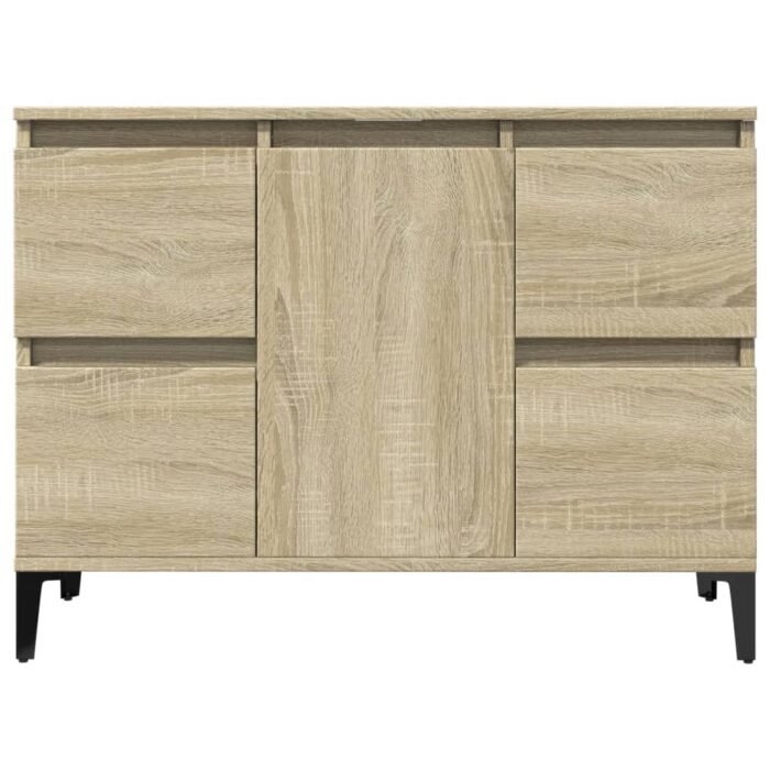 Meuble d'évier chêne sonoma 80x33x60 cm bois d'ingénierie – Image 3