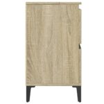 Meuble d'évier chêne sonoma 80x33x60 cm bois d'ingénierie – Image 5
