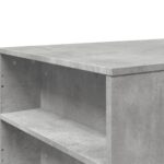 Table basse gris béton 102x55x42 cm bois d'ingénierie – Image 5
