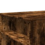 Table basse chêne fumé 102x55x42 cm bois d'ingénierie – Image 5