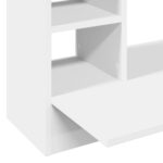 Bureau mural blanc 105x48x75 cm bois d'ingénierie – Image 6