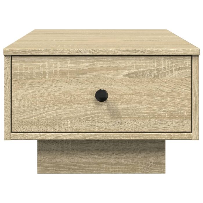 Table basse chêne sonoma 60x45x31 cm bois d'ingénierie – Image 2
