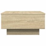 Table basse chêne sonoma 60x45x31 cm bois d'ingénierie – Image 3