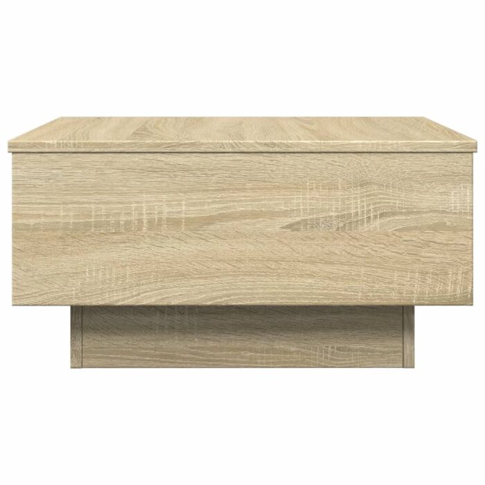 Table basse chêne sonoma 60x45x31 cm bois d'ingénierie – Image 3