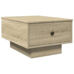 Table basse chêne sonoma 60x45x31 cm bois d'ingénierie – Image 4