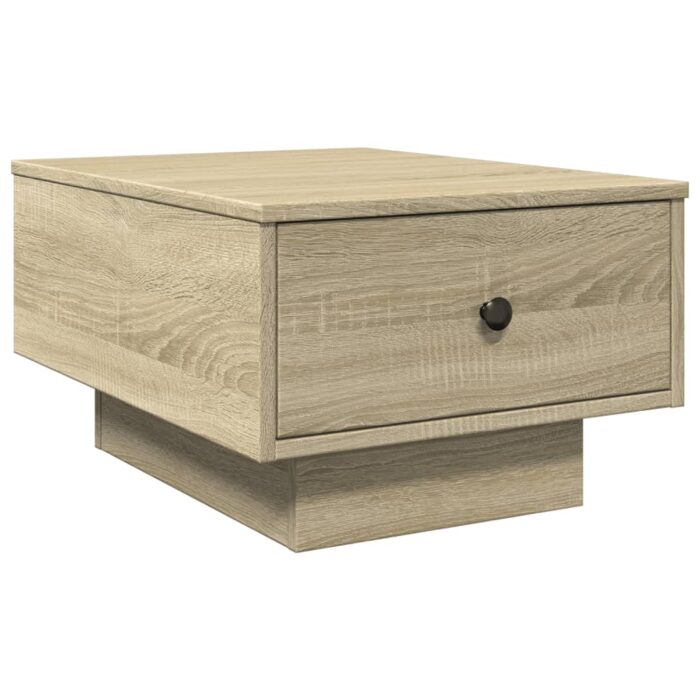 Table basse chêne sonoma 60x45x31 cm bois d'ingénierie – Image 4