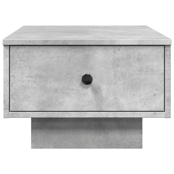 Table basse gris béton 60x45x31 cm bois d'ingénierie – Image 2