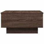 Table basse chêne marron 60x45x31 cm bois d'ingénierie – Image 3