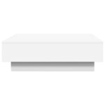 Table basse Blanc 90x90x28 cm Aggloméré – Image 3