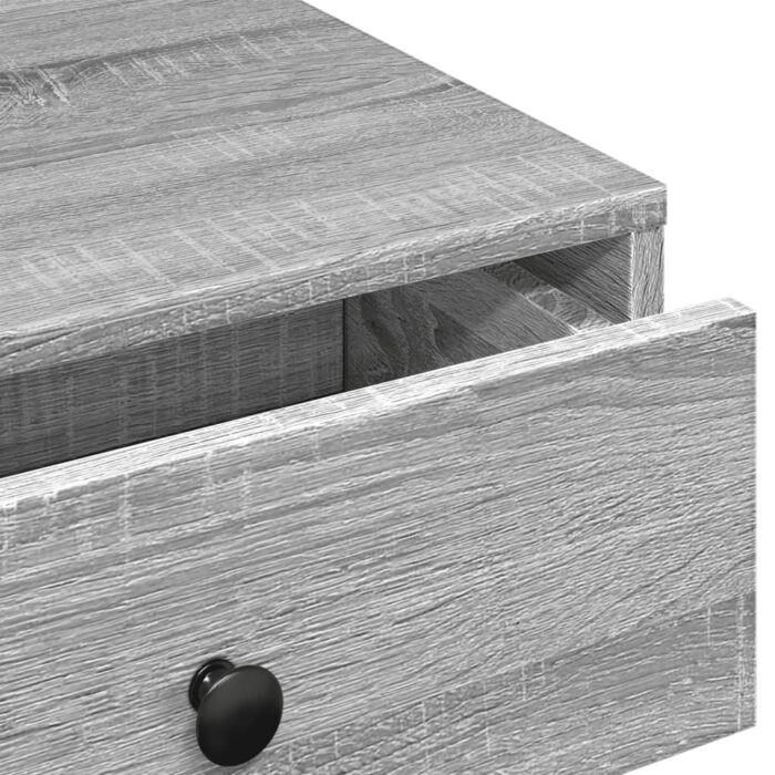 Table basse Sonoma gris 90x90x28 cm Bois d'ingénierie – Image 6